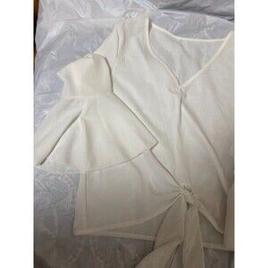 Off white Blouse with bell sleeves